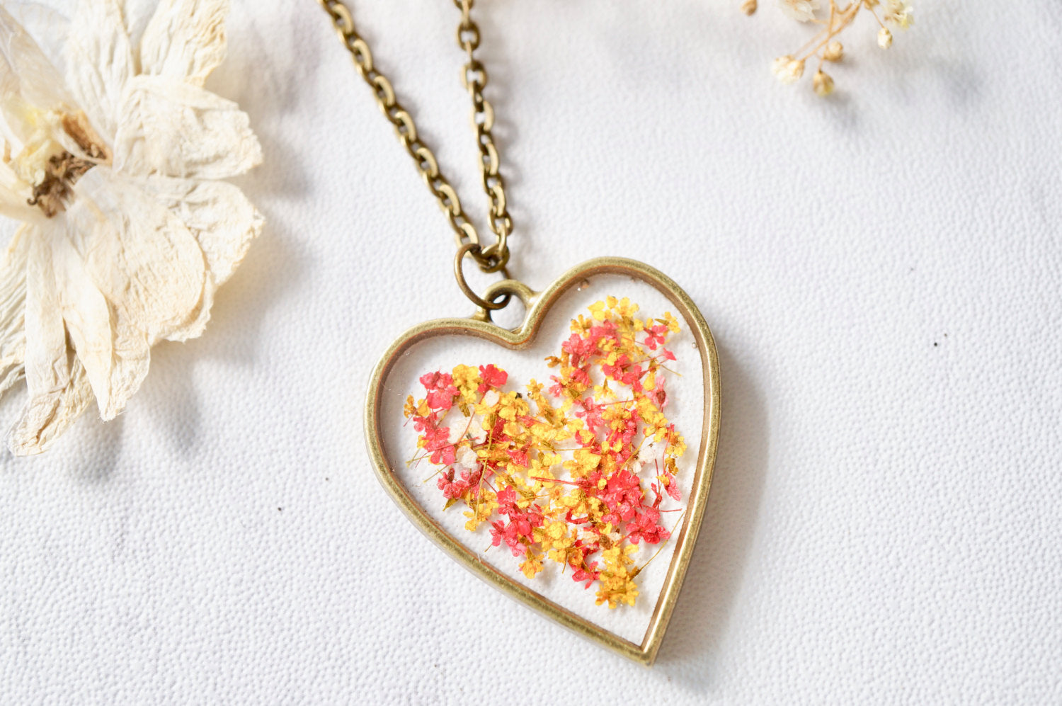 Buy Traditional Flower Heart Pendant with Chain Online In India At  Discounted Prices