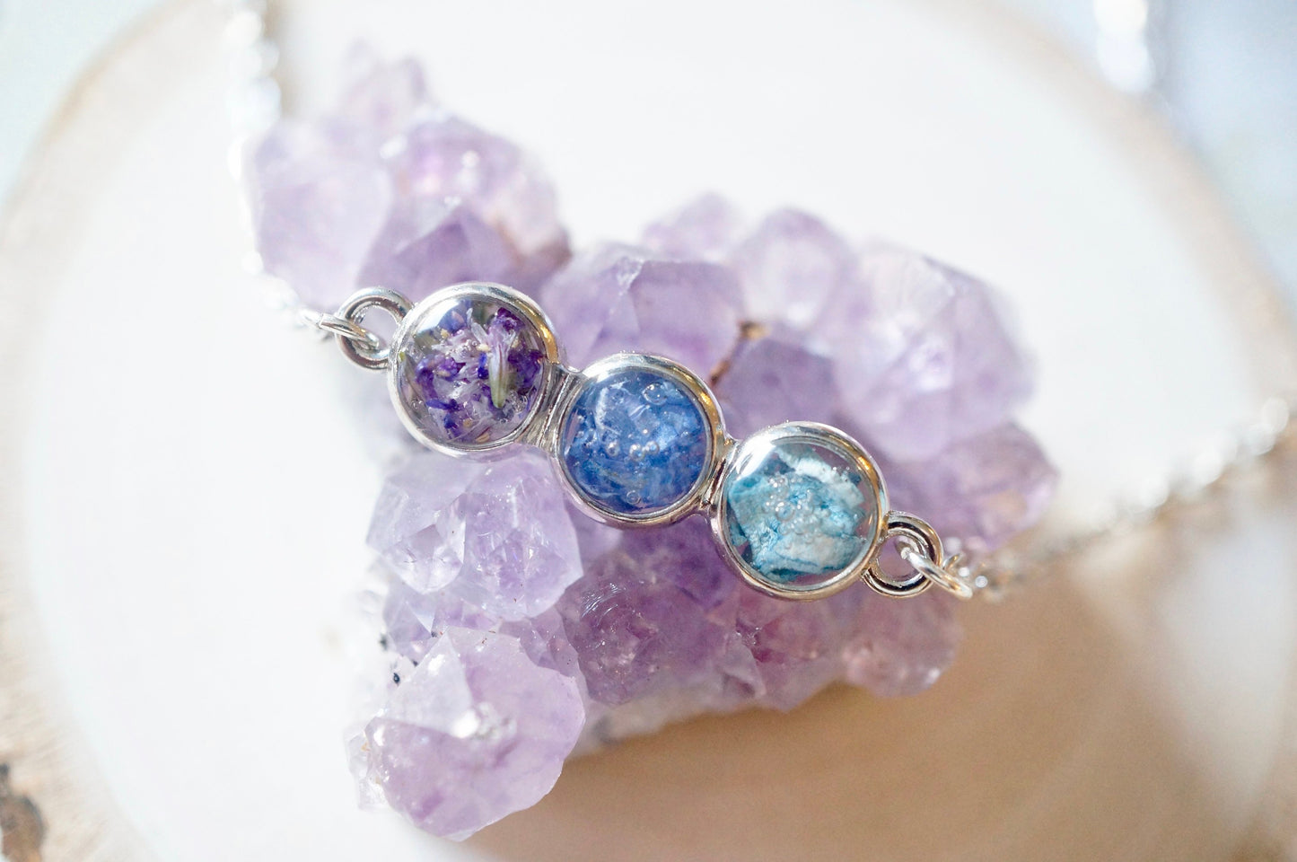CUSTOM jewelry with your flowers! Real Pressed Flowers - Send us your flowers!
