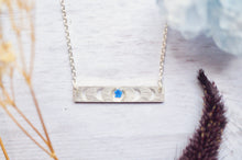 Real Pressed Flowers in Resin, Silver Moon Necklace in Blue, Celestial Jewelry, Celestial Necklace, Moon Phase