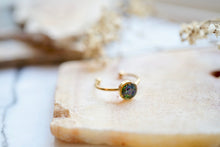 Real Pressed Flower and Resin Ring, Customizable Bands