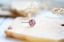 Real Pressed Flower and Resin Ring, Customizable Bands